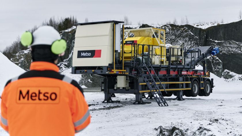 Metso launches Nordwheeler portable crusher for manufactured sand